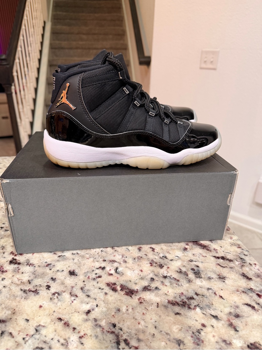 Nike Kids' Air Jordan 11 Sneakers - Black/White/Copper
